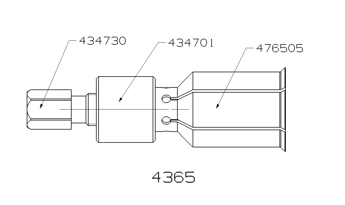 EXTRACTOR DE PINZA INTERIOR FORZA SERIE 4300